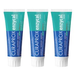 Curaprox Enzycal -hammastahna, 1450 ppm fluoria (3 × 75 ml)