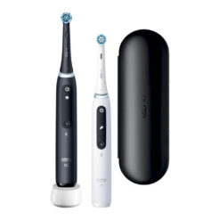 Oral-B iO5 sähköhammasharja Matt Black / Quite White (2 hambaharja, 5 režiimi) – Kuva 2