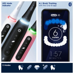 Oral-B iO5 sähköhammasharja Matt Black (5 režiimi) – Kuva 6