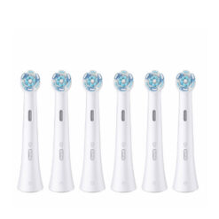 Oral-B iO Ultimate Clean White keskmise tugevusega hambaharja otsikud VALGE (CWF-6, 6tk) – Kuva 2