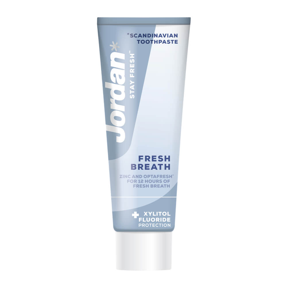 Jordan Stay Fresh Breath -hammastahna raikkaaseen hengitykseen 75 ml