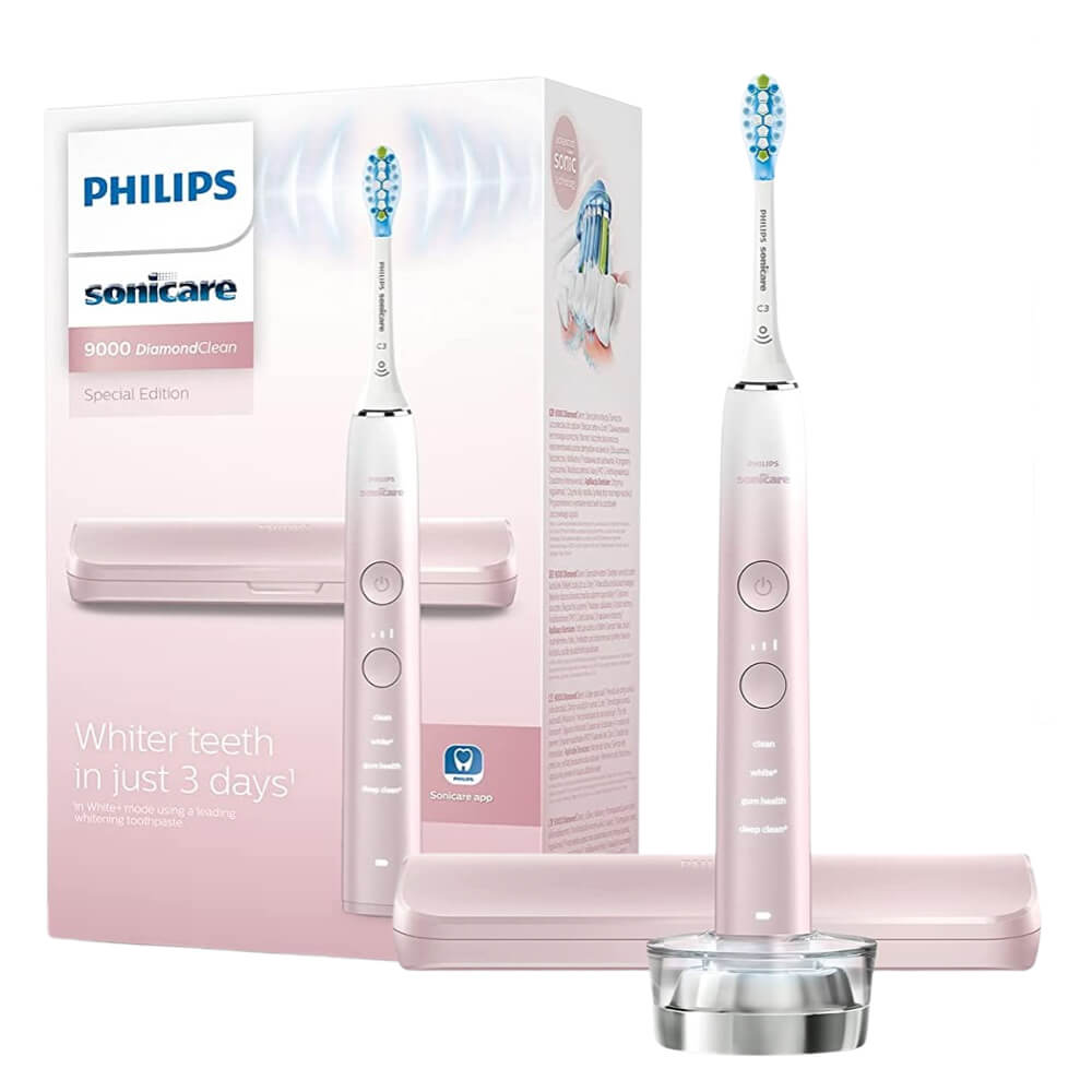 Philips Sonicare DiamondClean 9000 Silk Pink -sähköhammasharja (HX9911/84), Special Edition