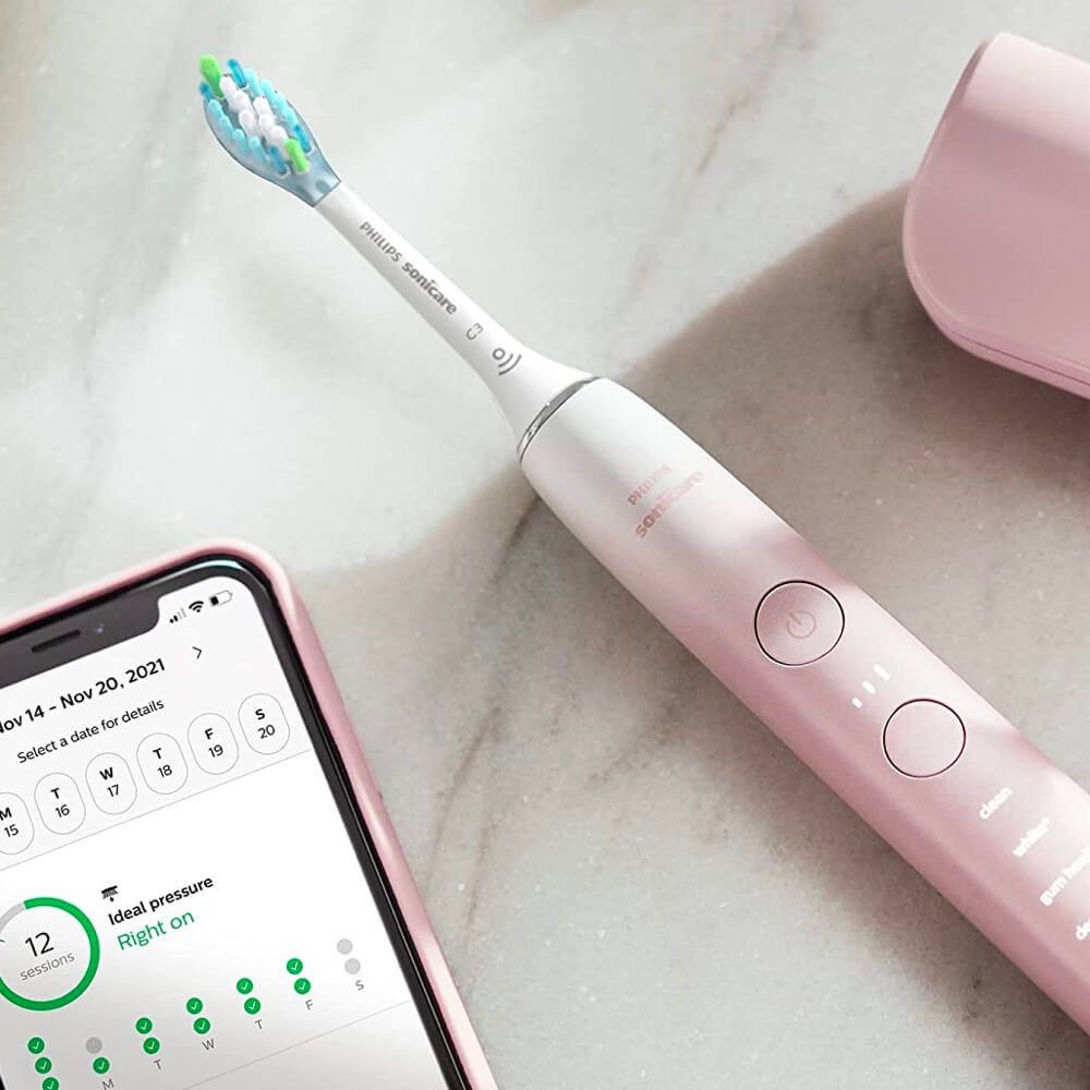 Philips Sonicare DiamondClean 9000 Silk Pink sähköhammasharja (HX9911/84) Special Edition – Kuva 6