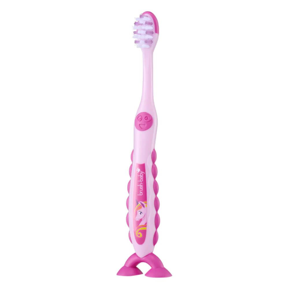 Brush-Baby FlossBrush pehmete harjastega käsihambahari lastele (3-6 a.) – Kuva 2