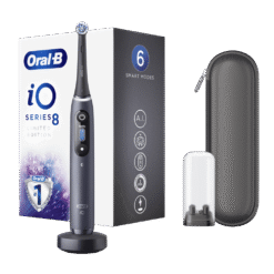 Oral-B iO8 sähköhammasharja Black Onyx (6 režiimi, kiirlaadija) - Limited Edition