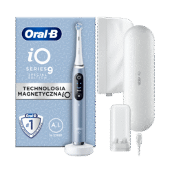 Oral-B iO9 -sähköhammasharja, Aqua Marine (7 harjaustilaa, pikalaturi) – Special Edition