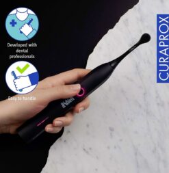 CURAPROX Black Is White sähköhammasharja (3 režiimi + Reisikarp) – Kuva 5
