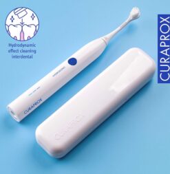 CURAPROX Hydrosonic Easy sähköhammasharja (3 režiimi + Reisikarp) – Kuva 4