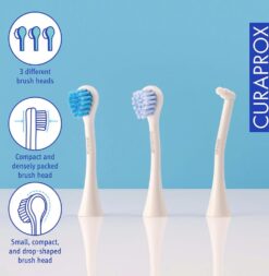 CURAPROX Hydrosonic PRO sähköhammasharja (7 režiimi + Reisikarp) – Kuva 3