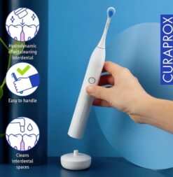 CURAPROX Hydrosonic PRO sähköhammasharja (7 režiimi + Reisikarp) – Kuva 4