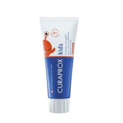 Curaprox KIDS -hammastahna lapsille 2-vuotiaasta alkaen – ei sisällä fluoria (mansikka, 60 ml)