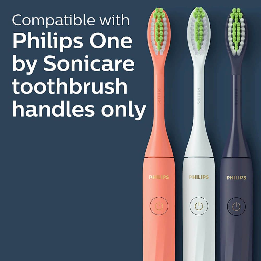 Philips One by Sonicare BH1022/06 hambaharja otsikud - ainult Philips One harjadele (2tk) – Kuva 4
