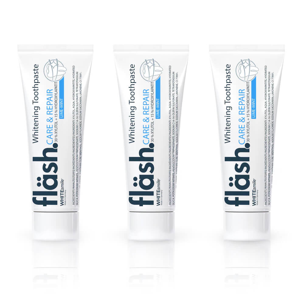 FLÄSH valgendav hambapasta LIME - MINT (taastab ja hooldab) 75ml – Kuva 2