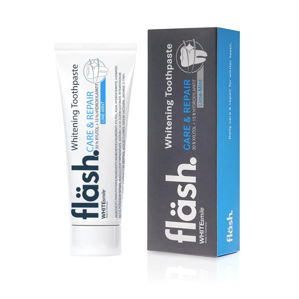 FLÄSH valgendav hambapasta LIME - MINT (taastab ja hooldab) 75ml