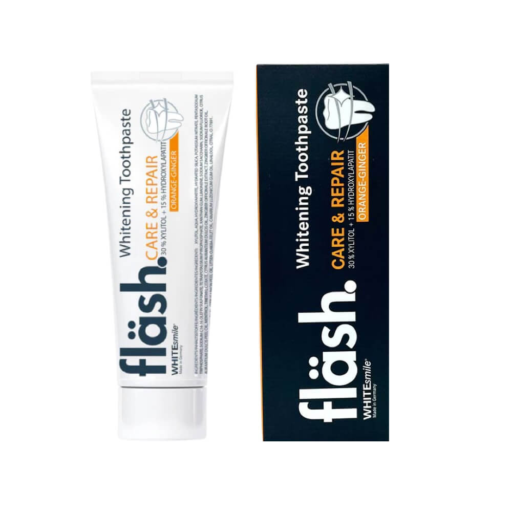 FLÄSH valgendav hambapasta GINGER - ORANGE (taastab ja hooldab) 75ml