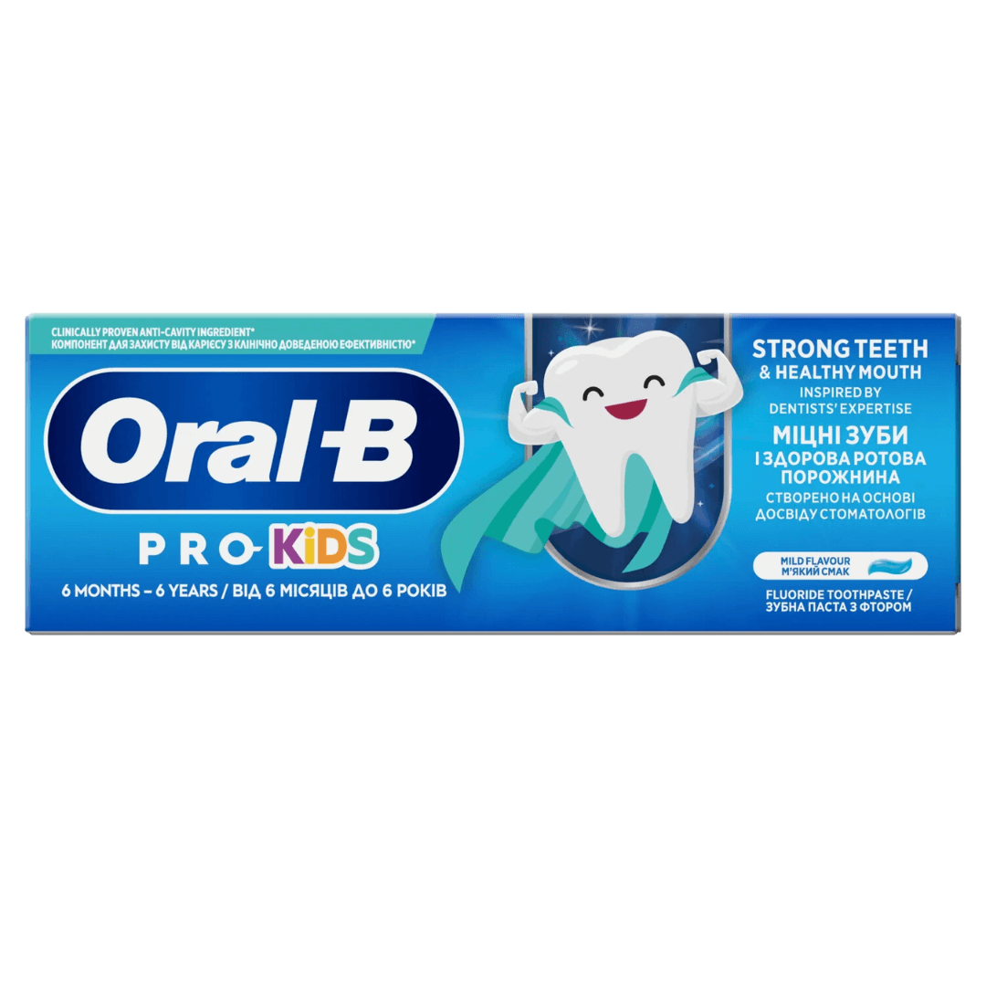 Oral-B PRO Kids hambapasta lastele 50ml (6 kuud-6 aastat)