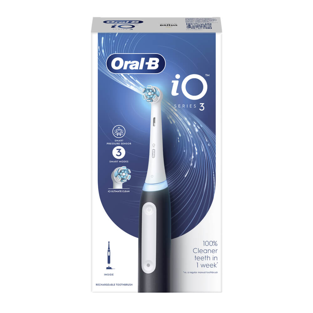 Oral-B iO3 sähköhammasharja Matt Black (3 režiimi) – Kuva 4