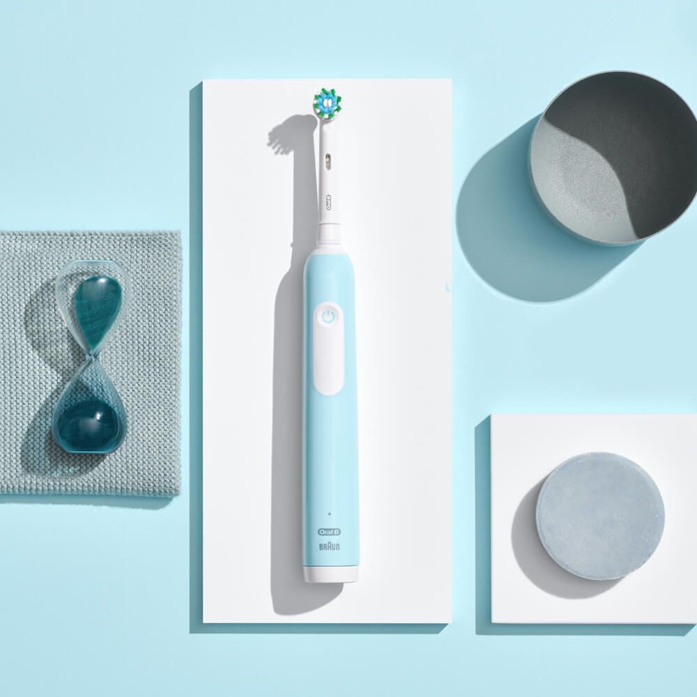 Oral-B PRO1 sähköhammasharja surveanduriga BLUE (3 režiimi) + Reisivutlar – Kuva 5