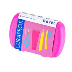 Curaprox BE YOU Reisikomplekt ROOSA - hambahari, pasta + 2 hambavaheharja – Kuva 2