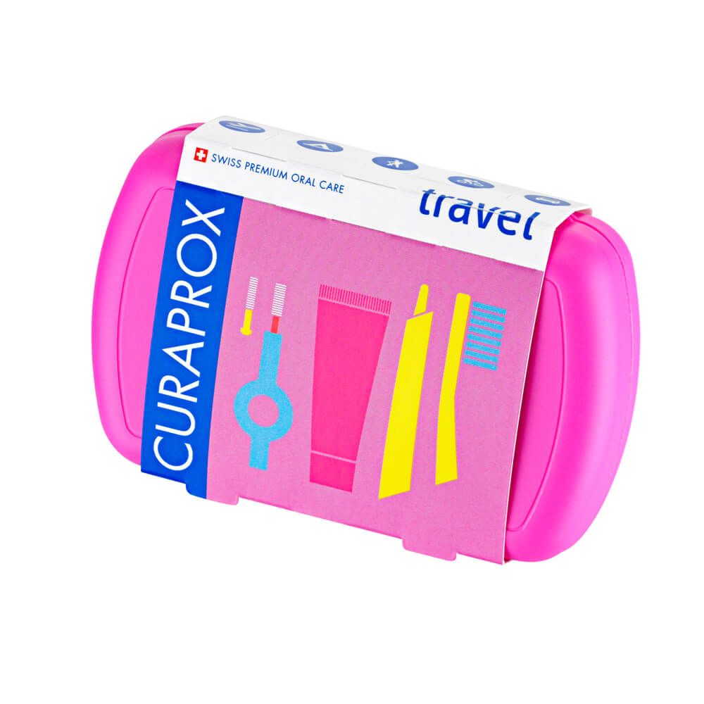 Curaprox BE YOU Reisikomplekt ROOSA - hambahari, pasta + 2 hambavaheharja – Kuva 2