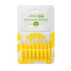 ORBIS 0,7 mm hammasväliharjat KELTAINEN (8 kpl pakkauksessa, hammasväliharja)