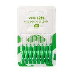 ORBIS-hammasväliharjat 0,8 mm VIHREÄ (8 kpl pakkauksessa, hammasväliharja)