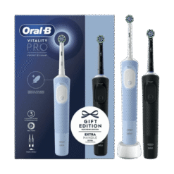 Oral-B Vitality PRO -sähköhammasharja, Black / Blue (2 hammasharjaa)