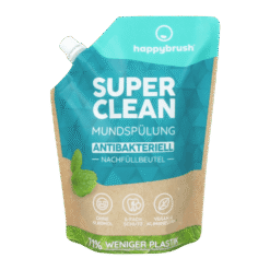 happybrush SUPER CLEAN supervärskendav suuvesi fluoriidiga 750ml