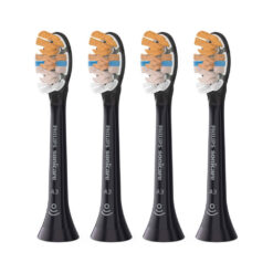 Philips Sonicare A3 Premium All-in-One (Soft) pehmed hambaharja otsikud HX9094/88 (MUST, 4 tk) – Kuva 2