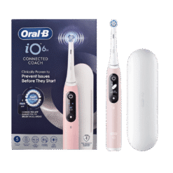 Oral-B iO6 -sähköhammasharja, Pink Sand (5 harjaustilaa, näyttö)