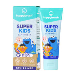 3 x happybrush SUPER KIDS hambapasta 2-6a väikelastele 75ml (fluoriidiga) – Kuva 2