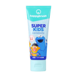 3 x happybrush SUPER KIDS hambapasta 2-6a väikelastele 75ml (fluoriidiga) – Kuva 3