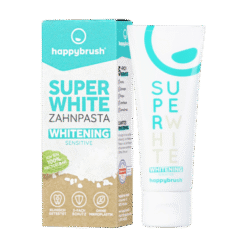 3 x happybrush SUPER WHITE valgendav hambapasta 75ml (Sensitive) – Kuva 2