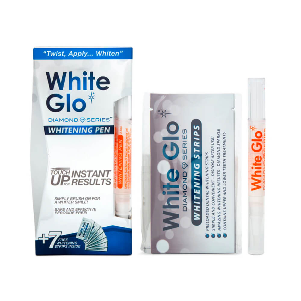 White Glo Diamond Series valgenduspliiats + 7 valgendavat plaastrit – Kuva 2