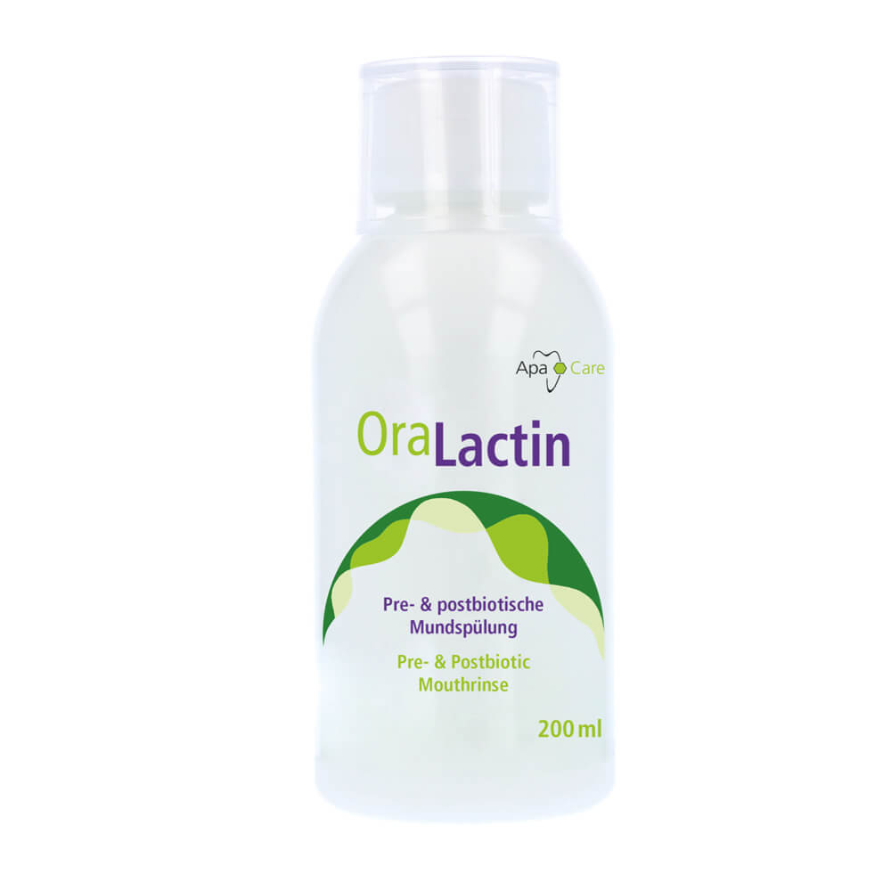 ApaCare OraLactin pre- ja postbiootiline suuvesi 200ml (kasulike bakteritega) – Kuva 2