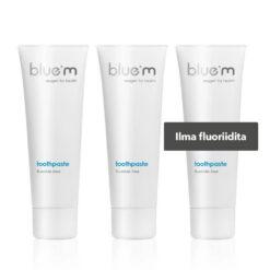 3 x bluem-hammastahna 75 ml (fluoriton)