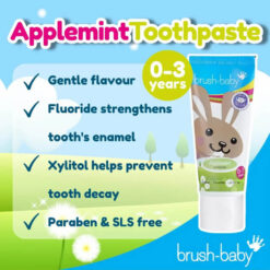 Brush-Baby Applemint hambapasta 0-3a. väikelastele 50ml – Kuva 2