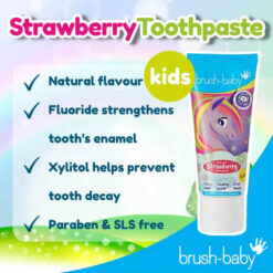 Brush-Baby Strawberry hambapasta lastele 3-6a. 50ml – Kuva 2