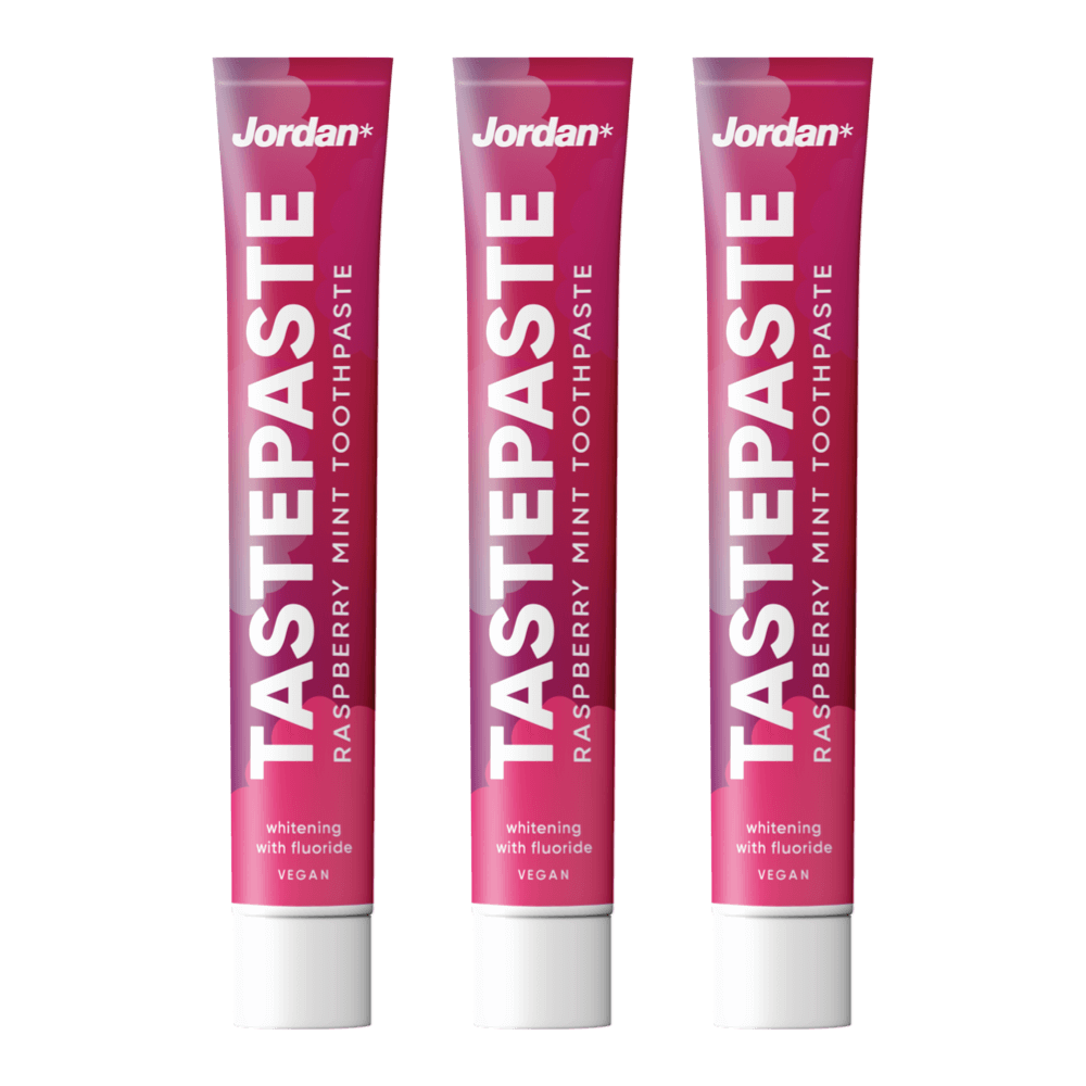 Jordan Tastepaste Raspberry Mint 50ml hambapasta (3tk)