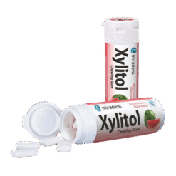Miradent 100% Xylitol Vesimeloni -purukumi (30 g, 30 kpl/pakkaus)