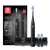 Oclean X Ultra 20 Set -sähköhammasharja, MUSTA (3 harjaspäätä, Wi-Fi, ladattava matkasuoja)