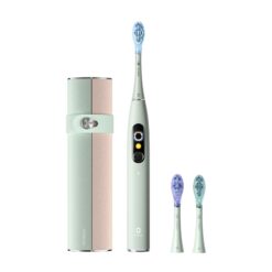 Oclean X Ultra 20 Set sähköhammasharja ROHELINE (3 otsikut, WiFi, laetav reisivutlar) – Kuva 3
