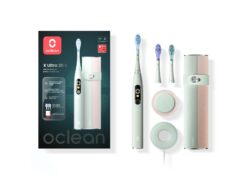 Oclean X Ultra 20 Set sähköhammasharja ROHELINE (3 otsikut, WiFi, laetav reisivutlar) – Kuva 2