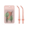 Oclean W10 Pink -hammasvälipuhdistimen vaihtosuuttimet, VAALEANPUNAINEN (2 suutinta)