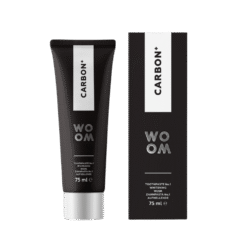 Woom CARBON+ Charcoal valgendav hambapasta söega 75ml
