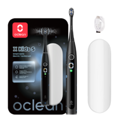 Oclean X KIDS S -sähköhammasharja nuorille, MUSTA (yli 6-vuotiaille)