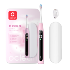 Oclean X KIDS S Pink -sähköhammasharja nuorille PINKKI (6-vuotiaasta alkaen)