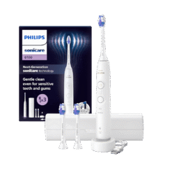 Philips Sonicare 6100 -sähköhammasharja HX7400/02 VALKOINEN (2 harjaustilaa, 3 harjaspäätä) + matkakotelo
