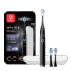 Oclean X Pro 20 Set -sähköhammasharja, musta (3 harjaspäätä, matkakotelo)