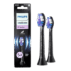 Philips Sonicare S2 Sensitive (Ultra Soft) MUSTA -erittäin pehmeät harjaspäät HX6052/88 (2 kpl)